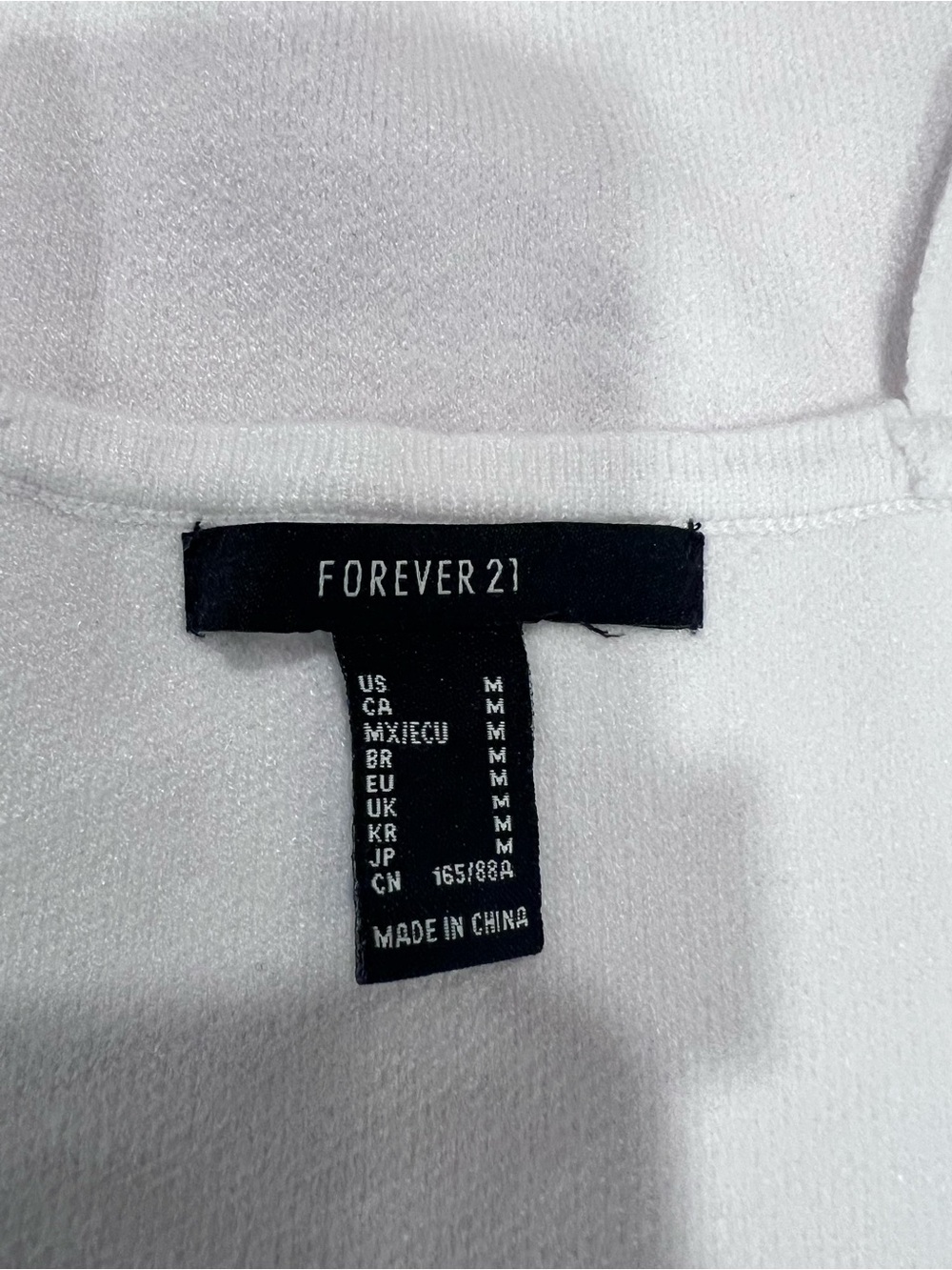 Forever 21 White Knit Halter Crop Cami - Picture 3 of 4